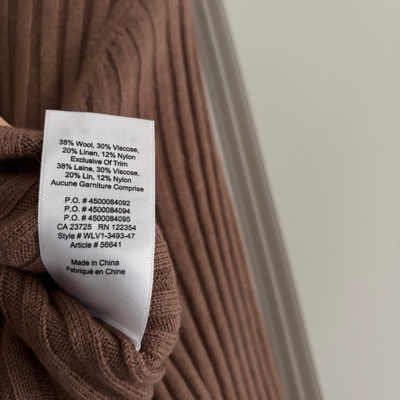 Aritzia Babaton wool linen blend sweater - Picture 4 of 5